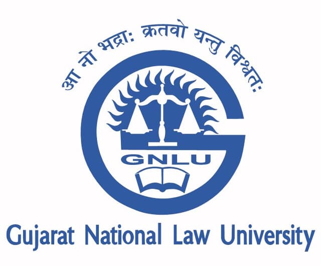 Gujarat National Law University logo