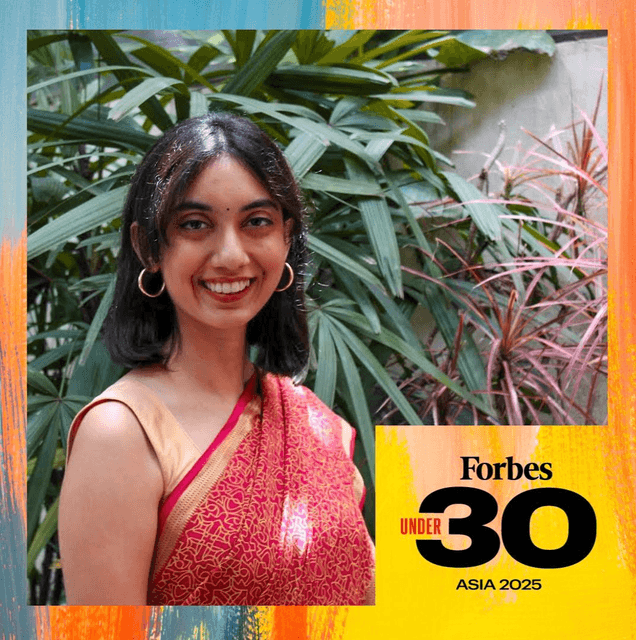 NLS Alumna Vibha Nadig Featured in Forbes Asia 30 Under 30 | Class of 2025